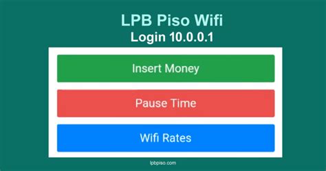 Maximizing Your Connectivity: A Guide to LPB Piso WiFi 10.0.0.1 .